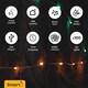 image 4 of ValueLights SMART RGBIC IP65 String Lights 10M
