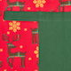 image 2 of Homescapes Red Reindeer Christmas Apron