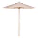 image 1 of Rowlinson Ashdown Wooden Parasol - 2.2M N/A | Natural