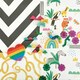 image 2 of Holden Décor Squiggle Wallpaper - Ochre/White - One Size | Yellow