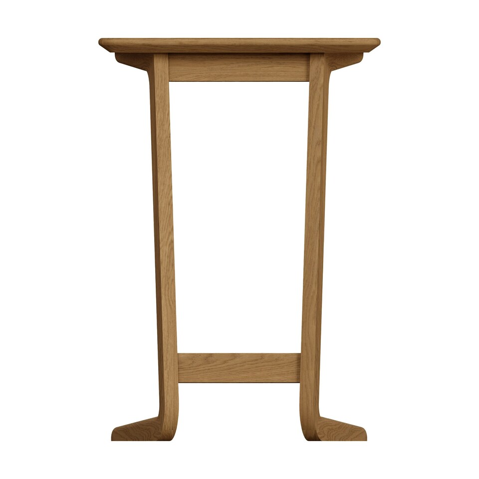 image 1 of Newark Ash Angled Sofa Tablet Table Brown