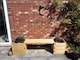 image 1 of Suffolk Double Planter Bench - Wood - L180 x W40 x H40 cm | Brown