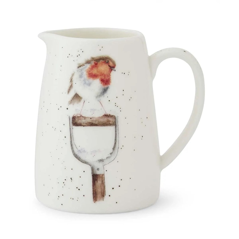 image 1 of Wrendale Designs Christmas Robin Posy Jug