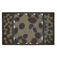 Groundsman Stoney Flock Mat - Brown - One Size