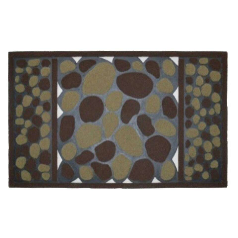 Groundsman Stoney Flock Mat - Brown - One Size