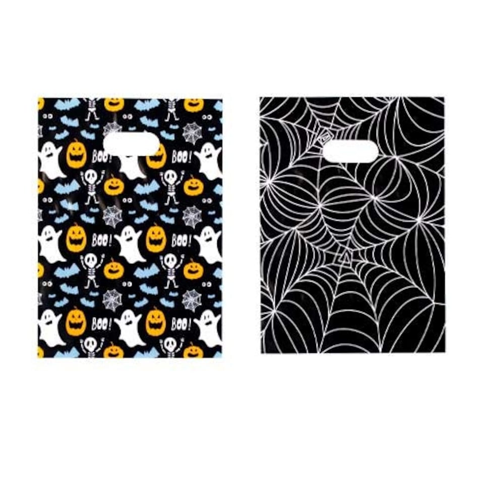 Assorted Spooky Halloween Party Loot Bags - Pack of 20