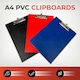 image 2 of Janrax A4 Black PVC Single Clipboard