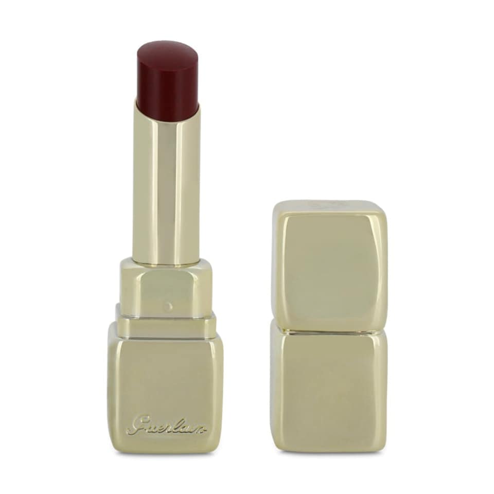 image 1 of Guerlain KissKiss Shine Bloom Plumping Shine Red Lipstick 739 Cherry Kiss N/A