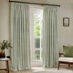 image 2 of Yard Hebden Striped Cotton Forest Pencil Pleat Curtains 168 x 183cm