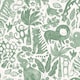 image 1 of NuWallpaper NUS4851 Sweet Safari Peel & Stick Wallpaper, Green