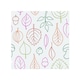 image 1 of Multi Colour Leaves Illustration Splash Back | White