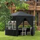 image 2 of Outsunny 3.9m Outdoor Gazebo Canopy with 6  Side Walls