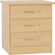 image 7 of Nevada 3 Door Wardrobe 4 Piece Bedroom Set Brown | Sonoma Oak