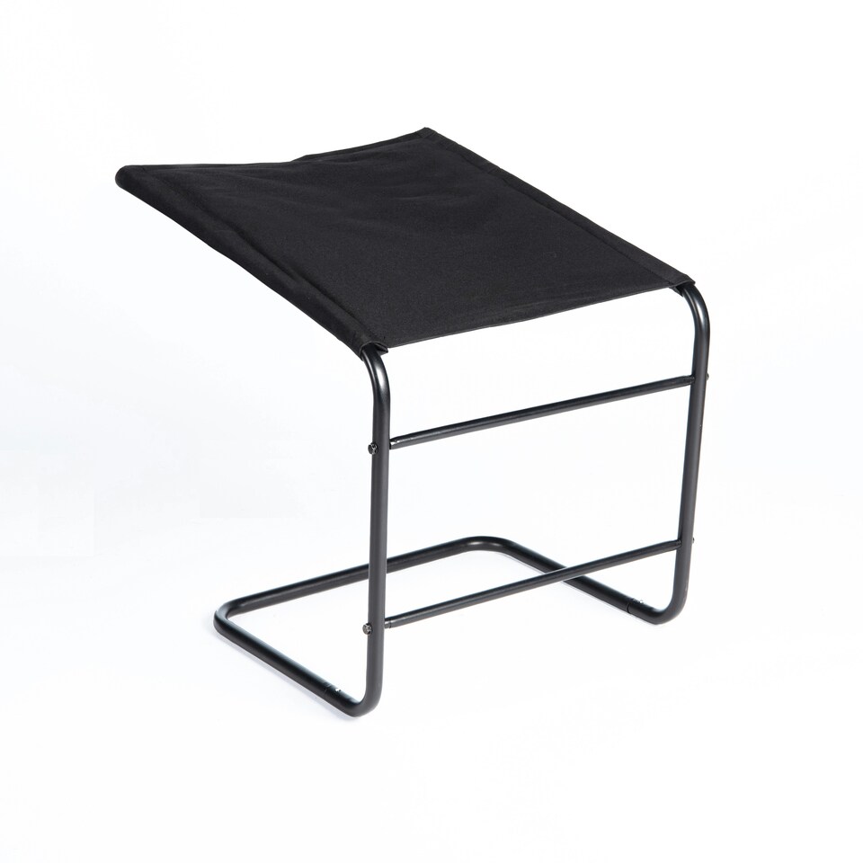 image 1 of Greenhurst Black Footrest with Steel Frame – Angled Leg Support for Comfort, Circulation & Relaxation Black