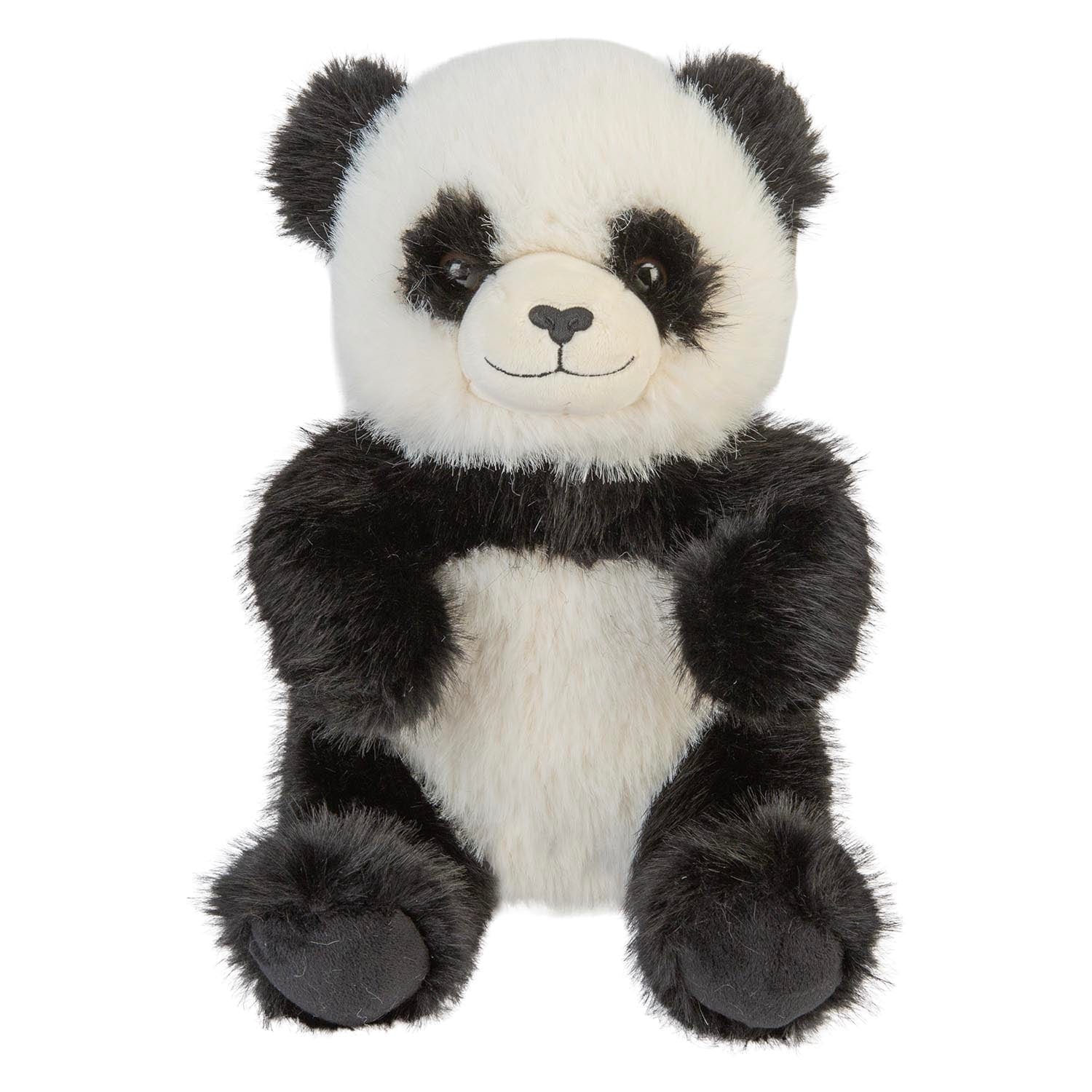 VFM e-Store Sitting Luxury Panda Soft Toy In Mink Multi - 25cm x 15cm | Size: 25 cm x 15 cm