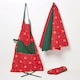 image 5 of Homescapes Red Reindeer Set of 3 Christmas Tea Towels | Red | One size | 3
