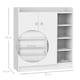 image 3 of HOMCOM Shoe Storage Cabinet Footwear Rack Stand w/Adjustable Shelves White