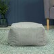 image 3 of icon Theo Beanbag Footstool Corduroy Grey | Grey | M