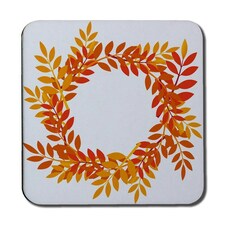Orange & Red Autumn Leaves (Coaster)