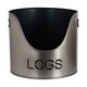 image 4 of Hill Interiors Kindling Buckets & Matchstick Holder - Silver - One Size