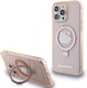 image 2 of Hello Kitty Ring Stand Glitter Electrop Logo with MagSafe Case for iphone 15 Pro Max 6.7 Pink - HKHMP15XHRSGEP