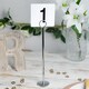 image 5 of Argon Tableware Table Numbers with 20cm Holders - 20cm - Silver - Pack of 100 | Silver | Silver