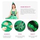 image 2 of Irish Shamrock Dress & Mini Hat Fascinator Green | 2XL