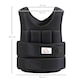 image 7 of HOMCOM 20KGS Adjustable Weight Vest Running Gym Training Weight Loss, Red