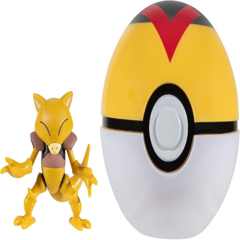 image 1 of Pokemon - Clip 'n' Go Abra + Level Ball