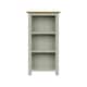 image 4 of Taberno Oak 3 Tier Bookcase Sage Green | Green