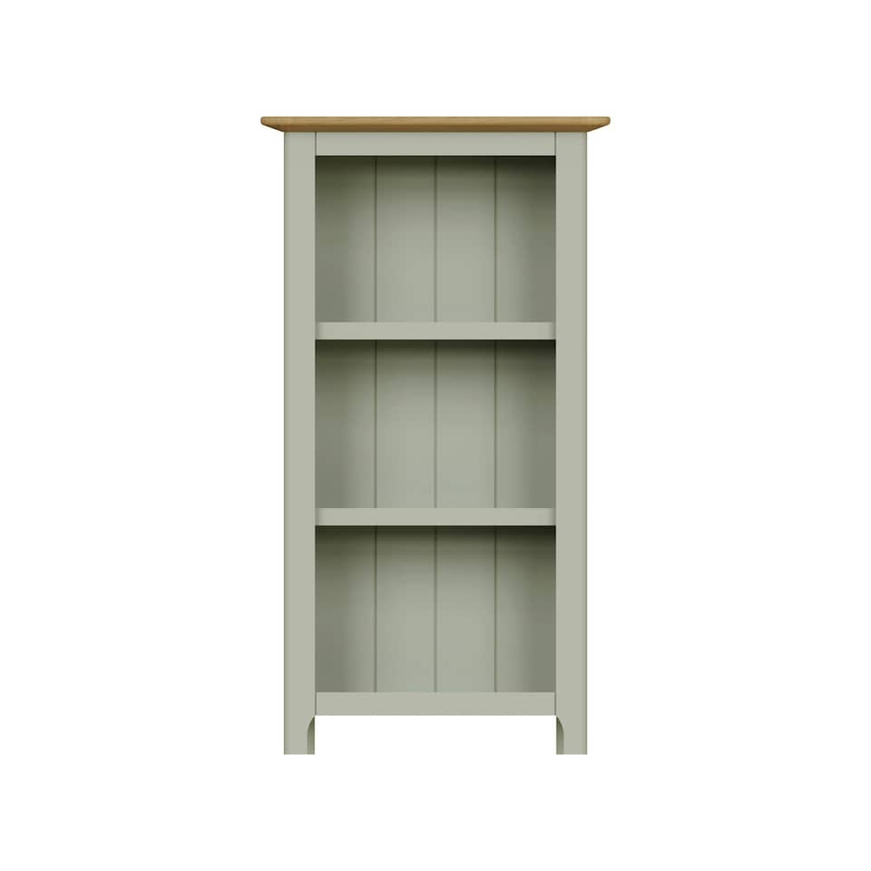 image 1 of Taberno Oak 3 Tier Bookcase Sage Green | Green