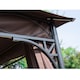 image 8 of Outsunny 3 x 3m Garden Gazebo Outdoor Gazebo Canopy Shelter with Curtains and Steel Frame for Lawn Yard and Deck Coffee