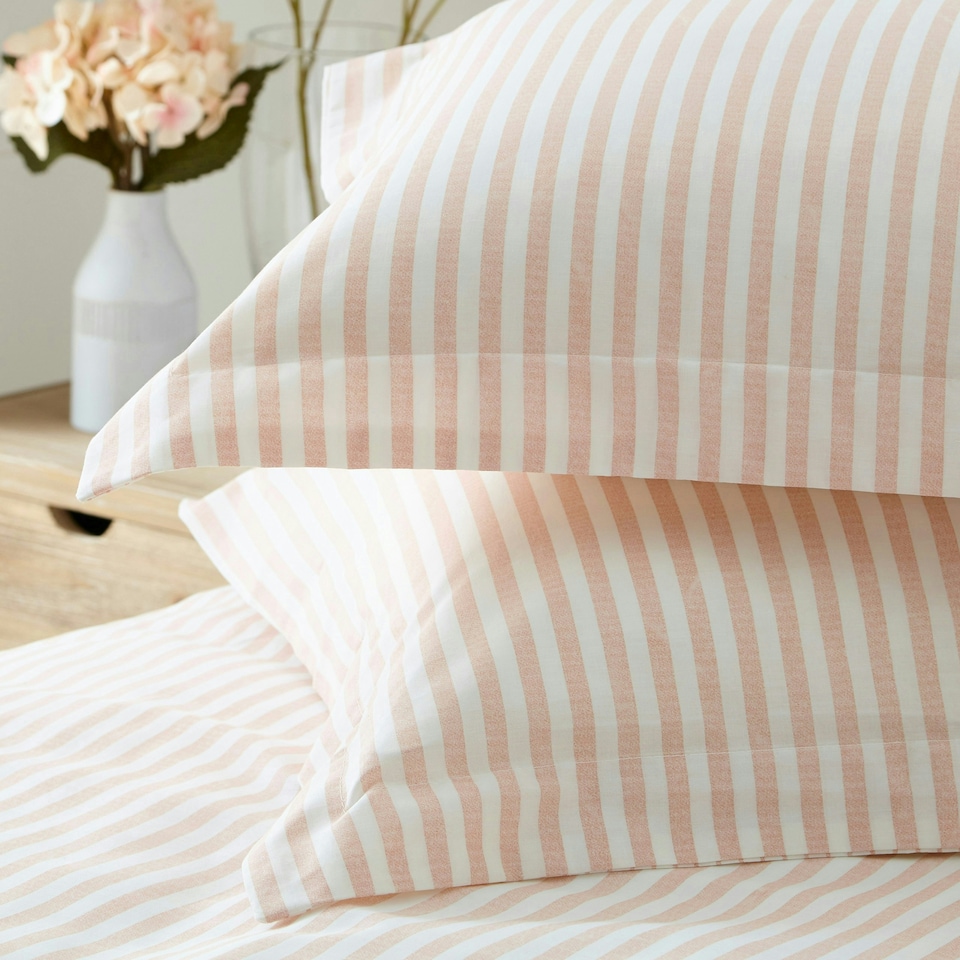 image 1 of Yard Hebden Stripe King Duvet Cover Set