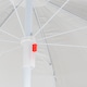 image 5 of Harbour Housewares Metal Beach Parasol - 1.74 x 1.93m - Grey