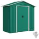 image 6 of Outsunny 6.5x3.5ft Metal Garden Shed for Garden and Outdoor Storage, Green