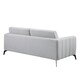 image 4 of Oslo Modern Scandi Style Fabric Living Room 3 Seater Sofa (Light Grey)