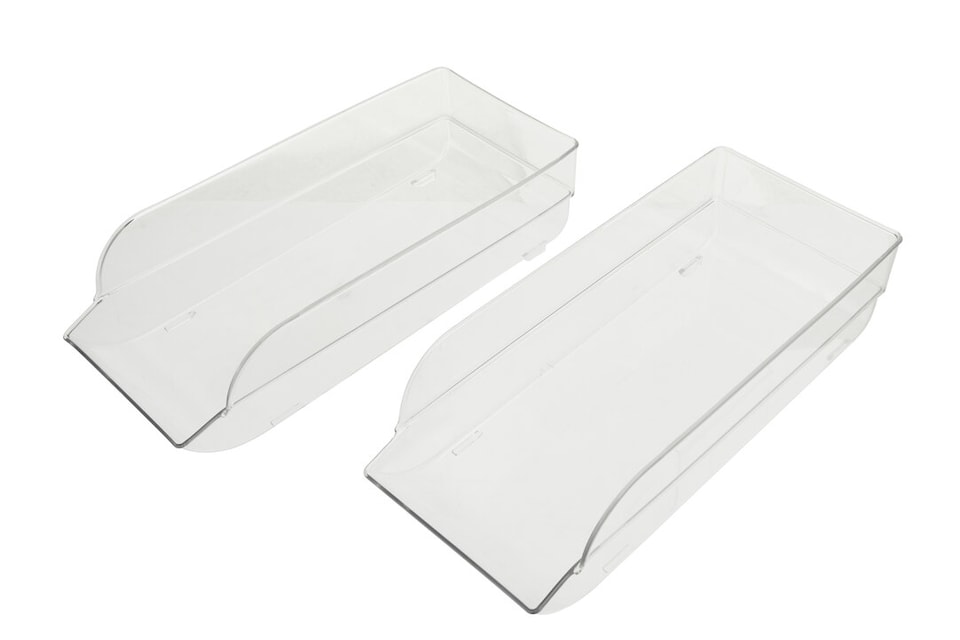 image 1 of Romm Set of Two Stackable Fridge Storage Trays