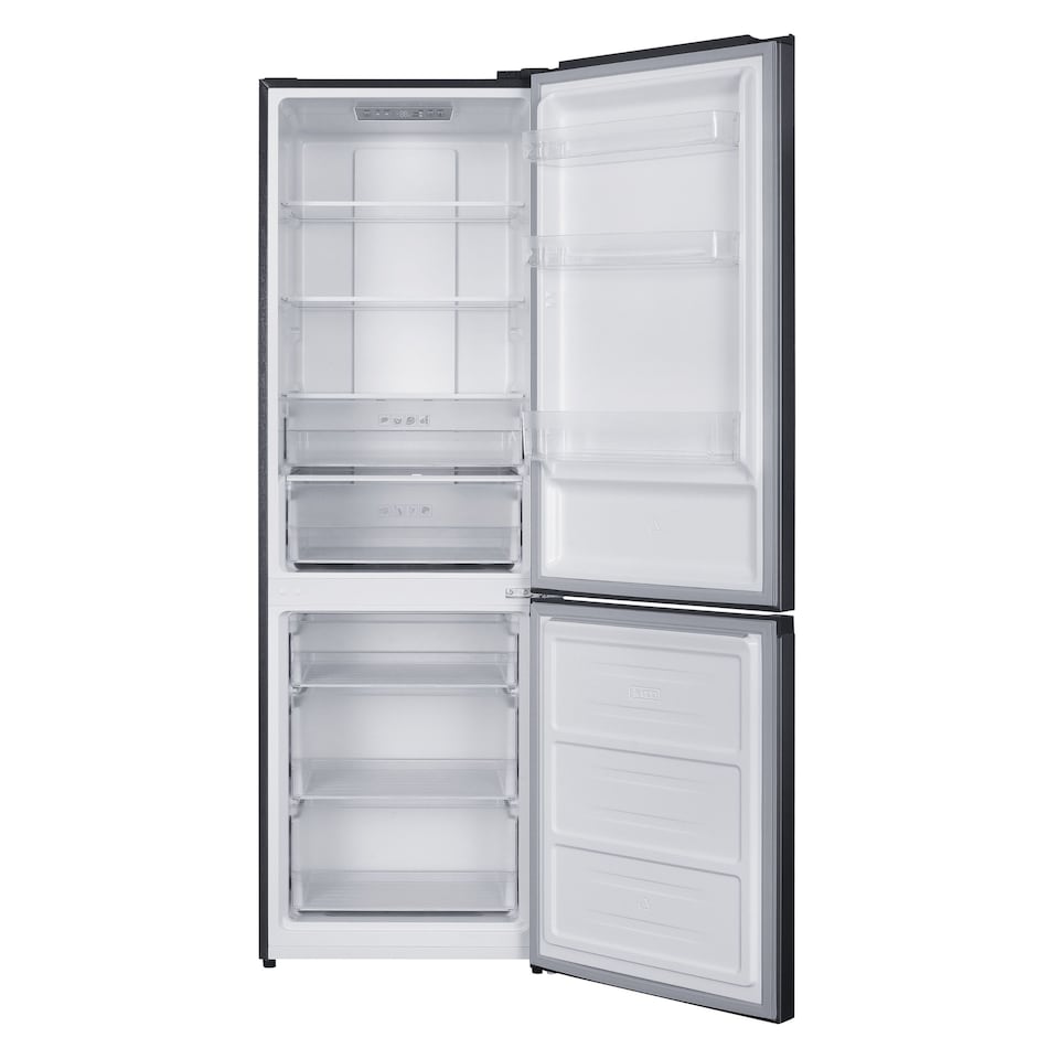 image 1 of HYE 70-30 Freestanding No Frost Fridge Freezer, 400 Litre, 60cm, Silver - RF01FF400S01