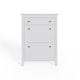 image 3 of Deluxe Two Tier Shoe Cabinet | White | White