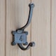 image 6 of Hammer & Tongs Number 4 Double Wall Hook - W50mm x H115mm - Raw