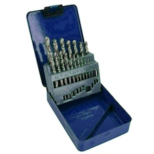 19pc HSS-G Metric Drill Bit Set Split Point Drills Metal Plastic Copper 1mm - 10mm