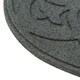 image 3 of Nicoman Round Grey Scroll Stepping Stone - Pack of 4 | Grey | Grey | Pack of 4