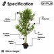 image 10 of Oypla Artificial Bamboo Tree Plant 120cm Indoor Outdoor Garden Decoration One Size