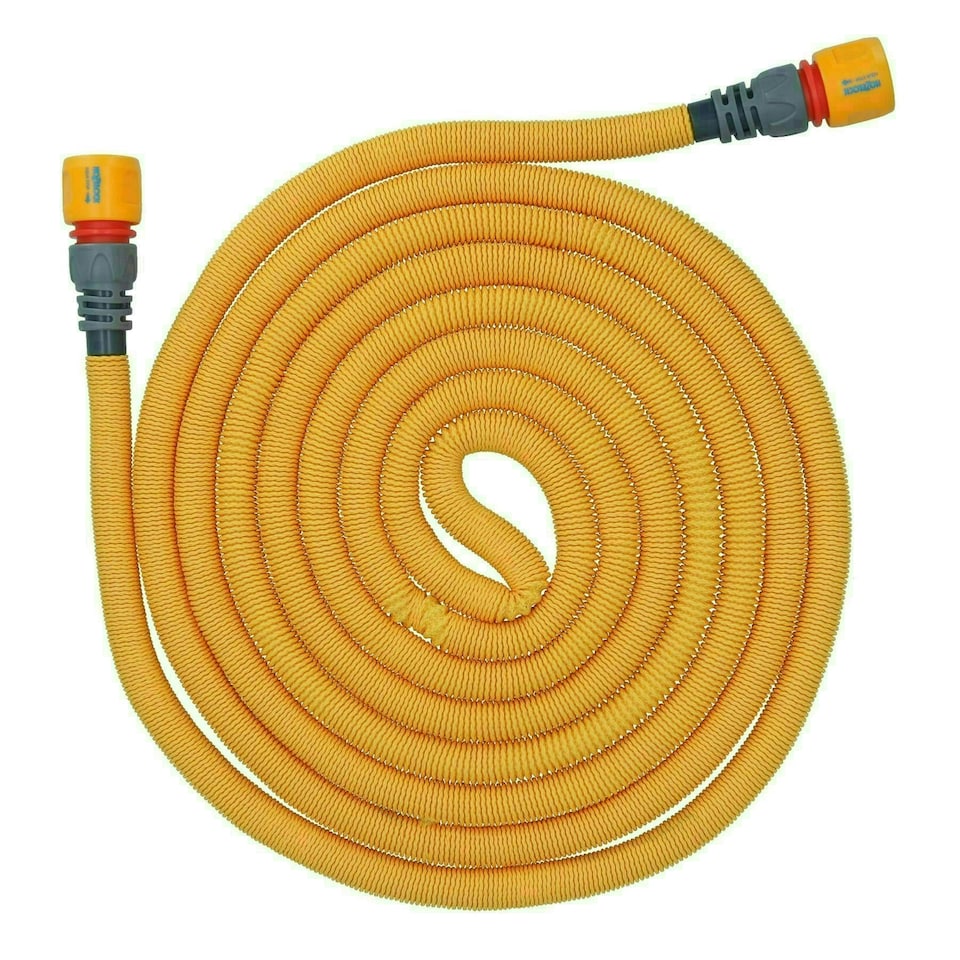 image 1 of Hozelock Expanding Garden Hose Pipe Watering Wonderhoze 12.5 Metres Anti-kink Yellow