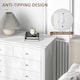 image 7 of HOMCOM Modern Chest Of Drawers, 5 Drawer Unit Storage Chest for Bedroom