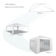 image 3 of MCC Direct 3x3 Event Gazebo White with Sides | White | White