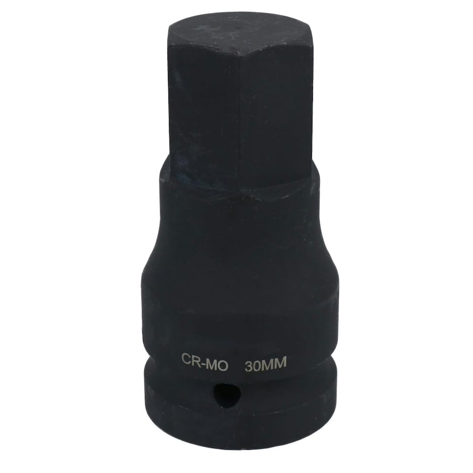 image 1 of 30mm 3/4" Drive Extra Deep Impact Hex Allen Key Socket Impacted 88mm Long