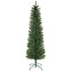 image 1 of HOMCOM 6 Foot Artificial Pencil Christmas Tree with  Branches, Green