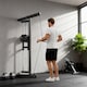 image 8 of SPORTNOW Wall Mounted Lat Pull Down Machine, Crossover Cable Machine with High & Low Pulleys for Home Gym Full Body Workout