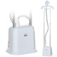 image 1 of HOMCOM Upright Garment Clothes Steamer with 6 Steam Setting, 45s Fast Heat-up, 1.7L Water Tank and 35gmin steam flow, Wrinkle and Odour Remover Suitable for all Fabrics, 1960W, White